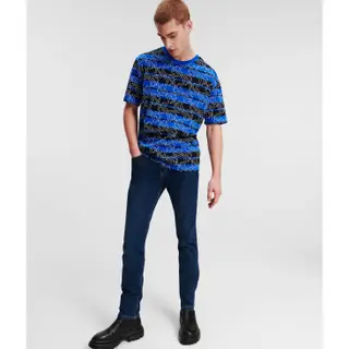 Karl Lagerfeldvoor Mannen. A1M10005 Blauwe Blauwdruk Jeans (31/32), Casual, Polyester