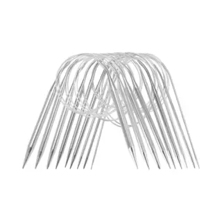 Somstyle Rondbreinaalden Set - 2.5 Mm T/m 10 Mm - Breinaalden Voor Rondbreien - Rvs - 9 Stuks