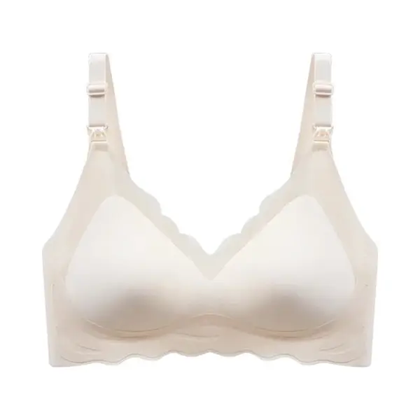 Wow Peach - Soft Seamless Voedings Bh - Padded Beha - Zonder Beugel - Naadloos - Borstvoeding - Nursing - Mama - Comfort - Silky - Ademend - Kleur, thumbnail