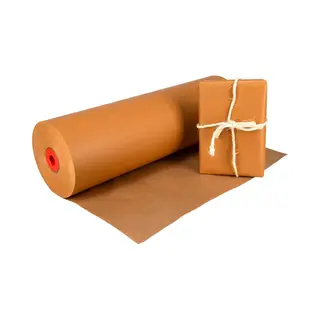 KlikA Kraftpapier Op Rol 59 Cm X 400 Meter 50 Gram/m2 Oranje
