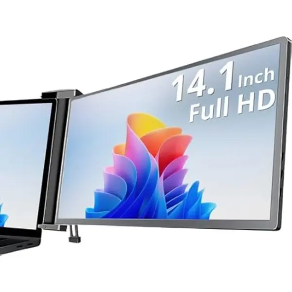 Lanu Portable Monitor Link 14.1"- Draagbare Monitor - Full Hd Ips - Plug&Play Via Usb-C Of Hdmi - Inclusief Draagtas thumbnail