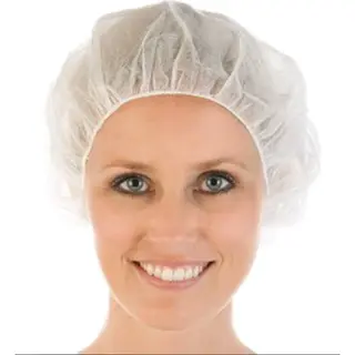 Cmt® | 300 Haarnetjes Wit Maat M | Non Woven | Latexvrij | Clip Cap Wegwerphaarnetje Horeca