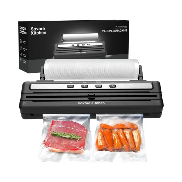 Savoré Kitchen ProSeal Vacumeermachine Met Snijder En Rolhouder - Vacuummachines - Foodsaver - Seal Apparaat - Vacuum Sealer - Vacuummachine thumbnail