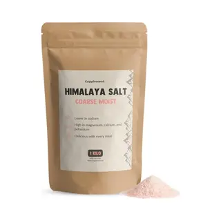 Cupplement - Himalaya Zout 1 Kg - Hoogste Kwaliteit - Grof Zout - Badzout