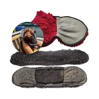 Dogs & Co Dogs&Co® Honden Handdoek - Rood - 80 X 35 Cm - Microvezel