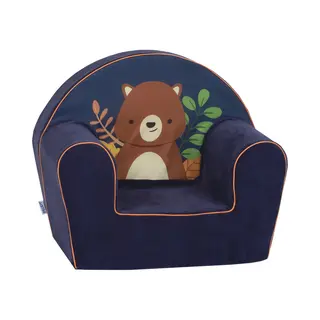 Gomoor Kinderzetel Beer - Kinderfauteuil - Kinderbank - Kindersofa - Kinder Fauteuil - Kinderzeteljes Peuters - Kinder Zetel - Kinderstoel - Kinderfauteuils