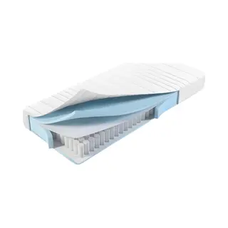 Maan Matras ® | Pocketvering - 90x200 - 25cm Dik - 7 Zones - Hybrid - Koudschuim - Afritsbare Hoes - Premium Hotelkwaliteit
