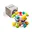 Geel, Groen, Rood, Turquoise, Wit