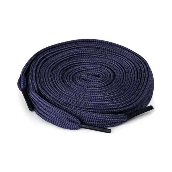 Ecorare - Blauwe Schoenveters 100 Cm - Plat - Veters Met Strakke Uitstraling thumbnail