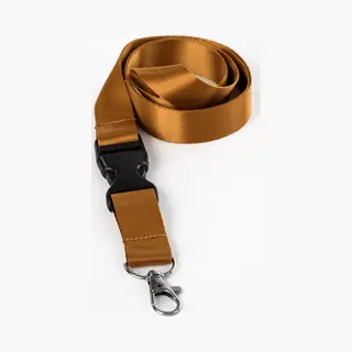 Ecorare® - Sleutelkoord - Kliksluiting - Lanyard - Keycord - Oranje - 50 Cm