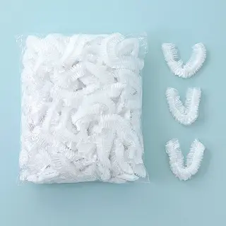 Hypify® | 100 Stuks Afdekfolie Hoesjes | Multifunctioneel | Voedsel Vers Houden | Pannen | Schalen | Schoenbedekking | Haarbedekking Hoesje | Eten