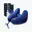 blauw