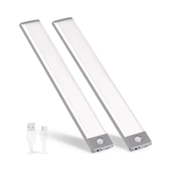 Rs Goods Led Verlichting Met Bewegingssensor - 2 Stuks - Led Lamp - Kastverlichting - Trapverlichting - Keukenverlichting - Keukenlamp - Draadloos - Led Strip thumbnail