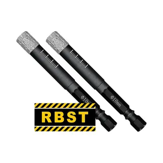 Rbst Diamantboor 10mm - 2 Stuks - Tegelboor - Gel Gekoeld