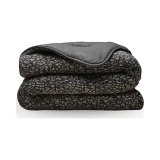 Zelesta® Teddybed Panter Anthracite 140x200 - Teddy Dekbedovertrek - 30 Dagen Proefslapen - Fluffy Dekbedovertrek - Wasbaar Dekbed - Dekbed Zonder