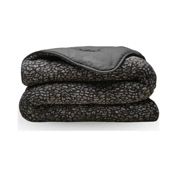 Zelesta® Teddybed Panter Anthracite 140x200 - Teddy Dekbedovertrek - 30 Dagen Proefslapen - Fluffy Dekbedovertrek - Wasbaar Dekbed - Dekbed Zonder thumbnail