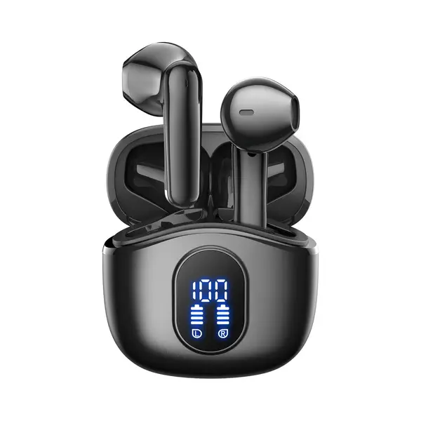 Siltcon® SoundWave Pro 4 - Oortjes Draadloos - Draadloze Oordopjes – Oordopjes – Oortjes - Universeel - Noise Cancelling Enc - Zwart thumbnail