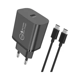 Siltcon® Usb C Adapter 25W - Usb C Snellader - Usb C Lader - Universeel O.a. Telefoons & Tablets - Inclusief Usb-C Kabel 2 Meter