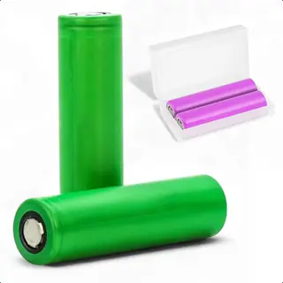 Tech Essentials 18650 Oplaadbare Li-ion Batterij - 2600mAh 3, 7V - 7.8A - Lithium - Houder - Accu - 2-Pack