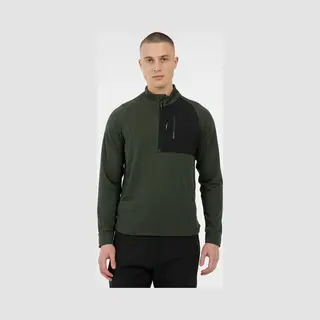 Protest Prtcatcher - Skipully Heren - Lange Mouwen - 1/4 Rits – Kale Green