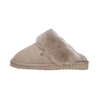 Warmbat Flurry Suede Dames Sloffen - Taupe