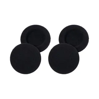 Ibley Zachte Foam Oorkussens 80mm - 4 Stuks / 2 Paar - Universeel Geschikt - Spons Oordop Kussens - Voor Hoofdtelefoons - Zwart