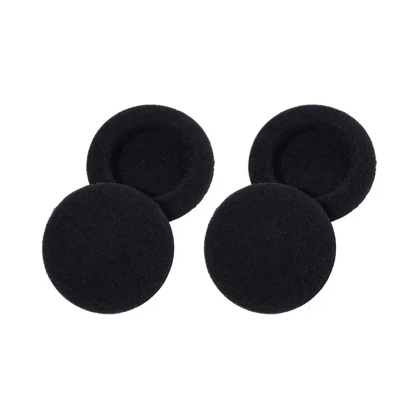Ibley Zachte Foam Oorkussens 80mm - 4 Stuks / 2 Paar - Universeel Geschikt - Spons Oordop Kussens - Voor Hoofdtelefoons - Zwart thumbnail