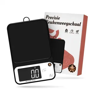 Broba Precisie Keukenweegschaal Digitaal - Weegschaal Keuken - Kitchen Scale