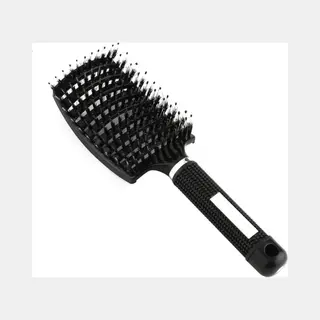 Chpn - Brosse à Cheveux - Brosse à Cheveux - Brosse - Brosse - Noir - Brosse à Cheveux - Peignage - Coiffure - Plastique