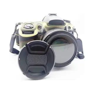Chpn - Lensdop - Lenskapje - Dopje Voor Cameralens - 49mm - Lens Cap Geschikt Voor Nikon, Sony En Canon Camera's - Zwart - Met Koord
