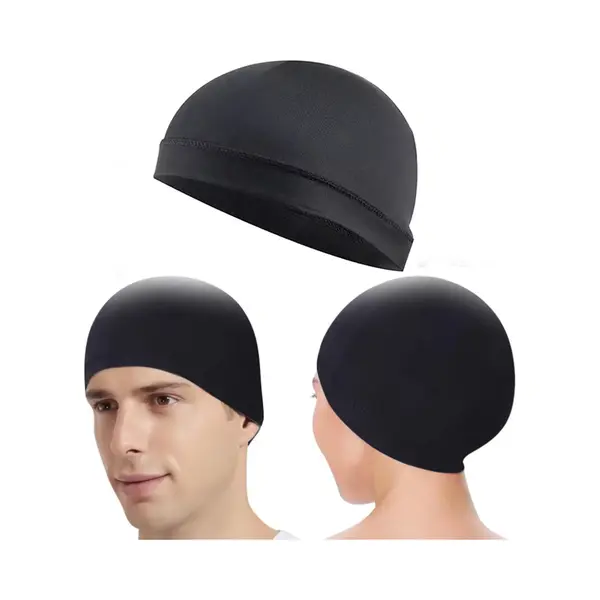 Chpn - Helmmuts - Mutsje Voor Onder Je Helm - Sportmuts - Fietsmuts - Helm Muts Voor Deelscooter - Mutsje - Zwart - One Size - Sneldrogend - Hygiene - thumbnail