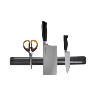 Chpn - Messenhouder - Magnetische Messen Houder - Messenmagneet - Messenmagneet - Muurbevestiging - Magnetisch - Zwart - 1 Stuks - 33CM