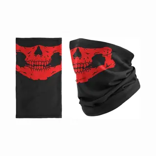 Chpn Skull Masker - Bivakmasker - Skull Shawl - Balaclava - Schedel Shawl - Rood - Mondkap - Motormasker - Skimasker - Skull