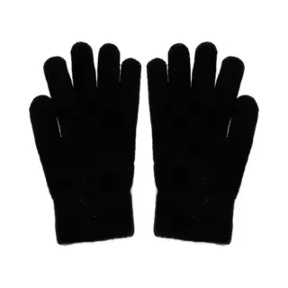 Zwarte Basic Handschoenen - Unisex Handschoenen - Warme Handen - One Size - Zwart - Poly-acryl - Chpn