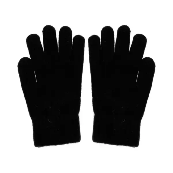 Zwarte Basic Handschoenen - Unisex Handschoenen - Warme Handen - One Size - Zwart - Poly-acryl - Chpn thumbnail