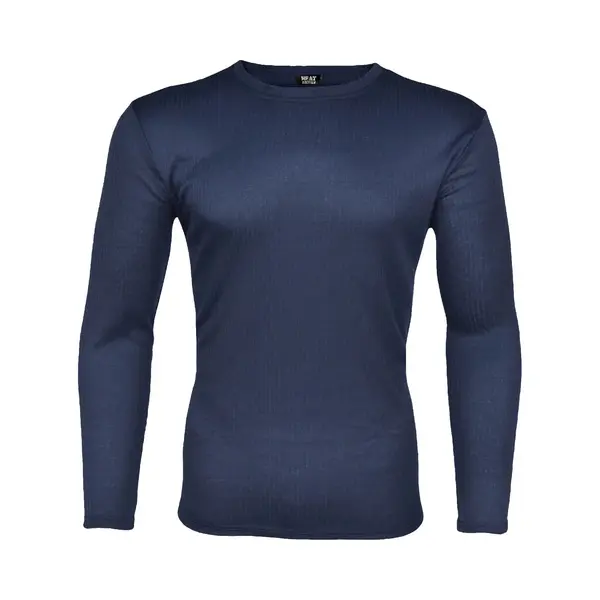 Thermoshirt Heren - Navy - Blauw - Maat L | Gianvaglia Thermo Ondergoed | Heat Booster Series thumbnail