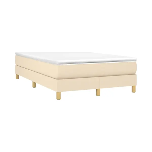 Boxspringbett Mit Matratze Creme 120x190 Cm Stoff Vidaxl387203 thumbnail