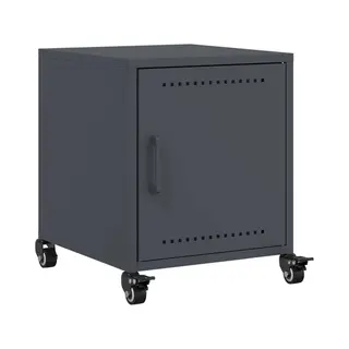 VidaXL 846619 nachtkastje en tafeltje voor naast het bed Antraciet