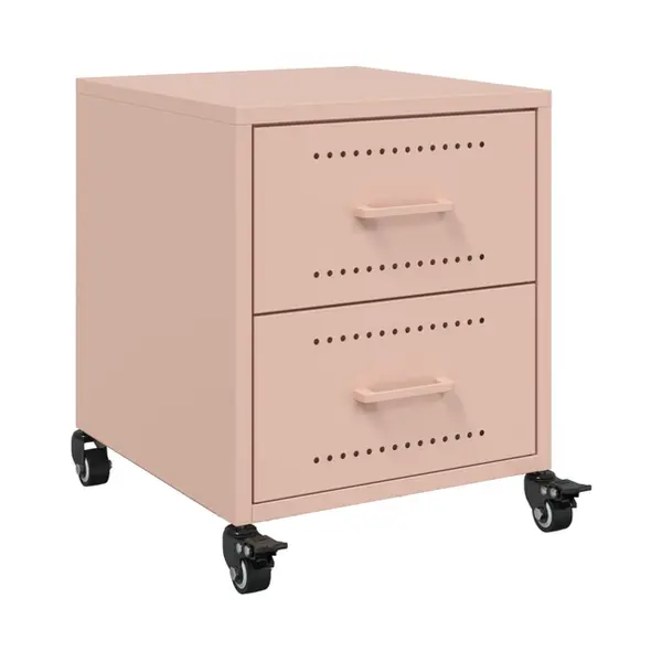 VidaXL 846629 nachtkastje en tafeltje voor naast het bed Roze thumbnail