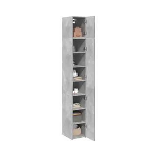 VidaXL Sideboard Hochschrank Schmal Betongrau 30x42, 5x225 Cm Holzwerkstoff (1 St)