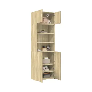 VidaXL Hochschrank Sonoma-Eiche 70x42, 5x225 Cm Holzwerkstoff