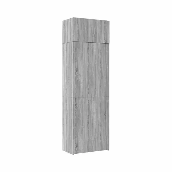 VidaXL Hochschrank Grau Sonoma 70x42, 5x225 Cm Holzwerkstoff thumbnail
