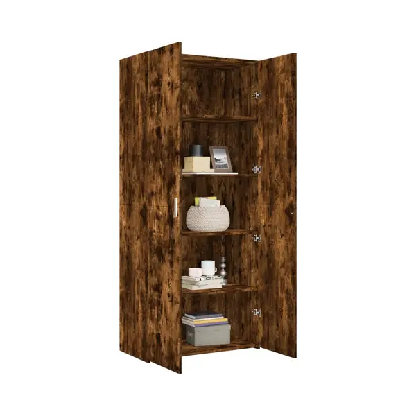 Highboard Räuchereiche 80x42, 5x185 Cm Holzwerkstoff - Vidaxl thumbnail