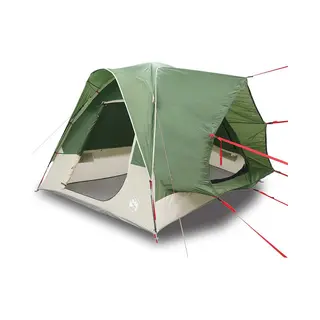 VidaXL Autotent 4-persoons Waterdicht Groen
