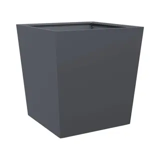 Garden Planter Anthracite 50x50x50 Cm Steel Vidaxl
