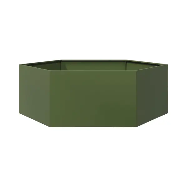 VidaXL Pflanzkübel, Blumenkübel Mit Offenem Boden, Hochbeet Gemüsebeet Für Garten Terrasse, Pflanzkasten Blumenkasten Kompostbehälter, Olivgrün thumbnail