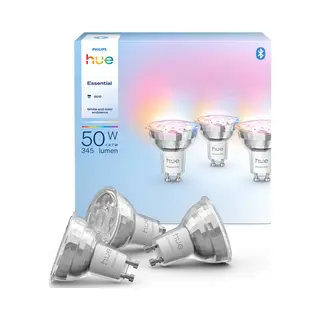 Philips by Signify Philips Hue White and Color ambiance Essential GU10 – Smarter Spot – 345 lm – 4,7 W – 3er-Pack