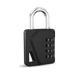 Jvs Products Hangslot - Cijferslot - Hangcijferslot - Met Cijfercode - 85mm - Zwart