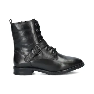 Cafe Moda Dames Veterboot - Zwart - Maat 37