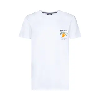 Petrol Industries - Jongens Logo T-shirt Pelicanbay - Wit - Maat 152